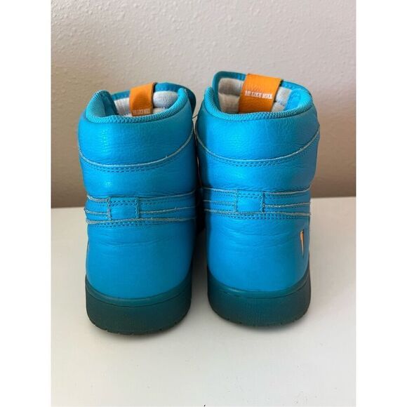 Nike Air Jordan 1 Retro Gatorade Blue Lagoon Basketball Shoes Trainer Mens 12 WI - Picture 5 of 8
